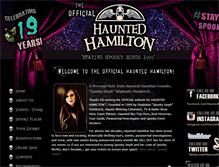 Tablet Screenshot of haunted-hamilton.com